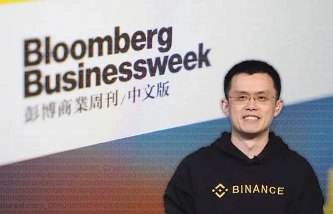 Changpeng Zhao poursuit Bloomberg