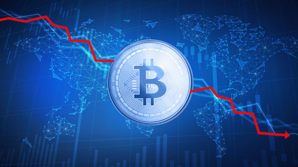 bitcoin en déclin