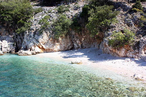 Une plage de Croatie