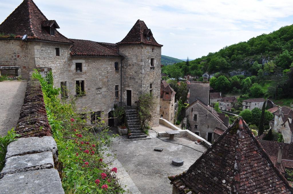 Maison noble, Saint Cirq Lapopie, Quercy, Lot, Occitanie, France.