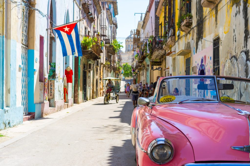Paysage de rue cubaine