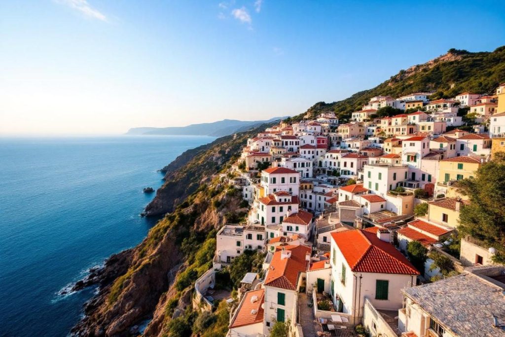 Accroché aux falaises calcaires, ce village du Sud respire encore la Méditerranée d’antan