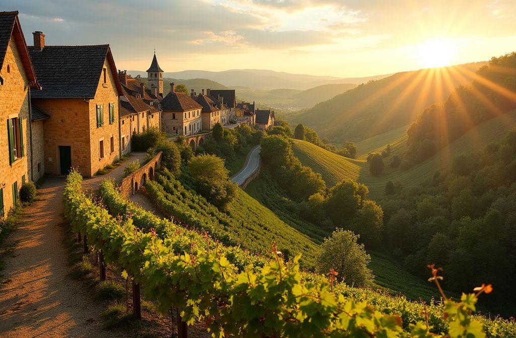 À moins d’1h de Lyon, ce village médiéval est un véritable décor de carte postale