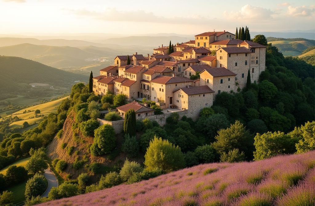 Construit dans la roche, ce village troglodytique est une merveille médiévale unique en France