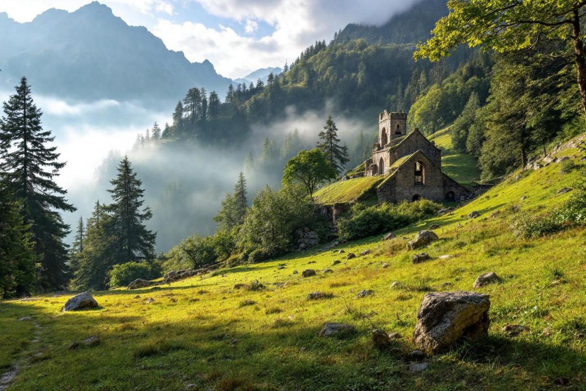 À 1h de Lyon, cette abbaye cachée au cœur des montagnes est un trésor hors du temps