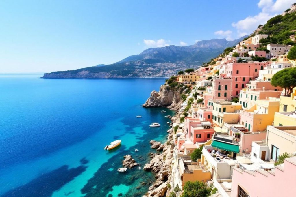 moins d’une heure de Nice, ce village pastel surplombe la Méditerranée