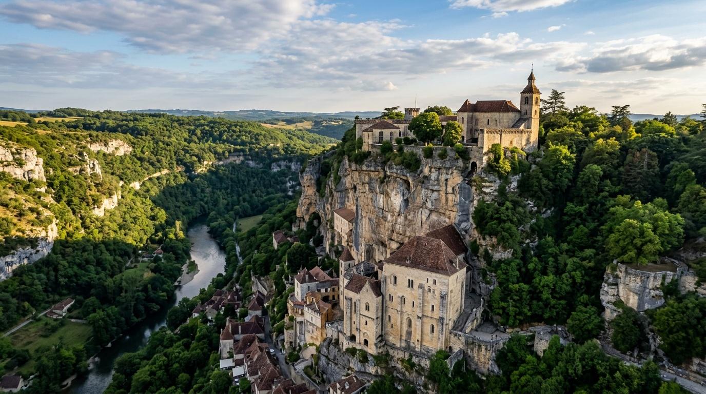 Construit dans la roche, ce village troglodytique est une merveille médiévale unique en France