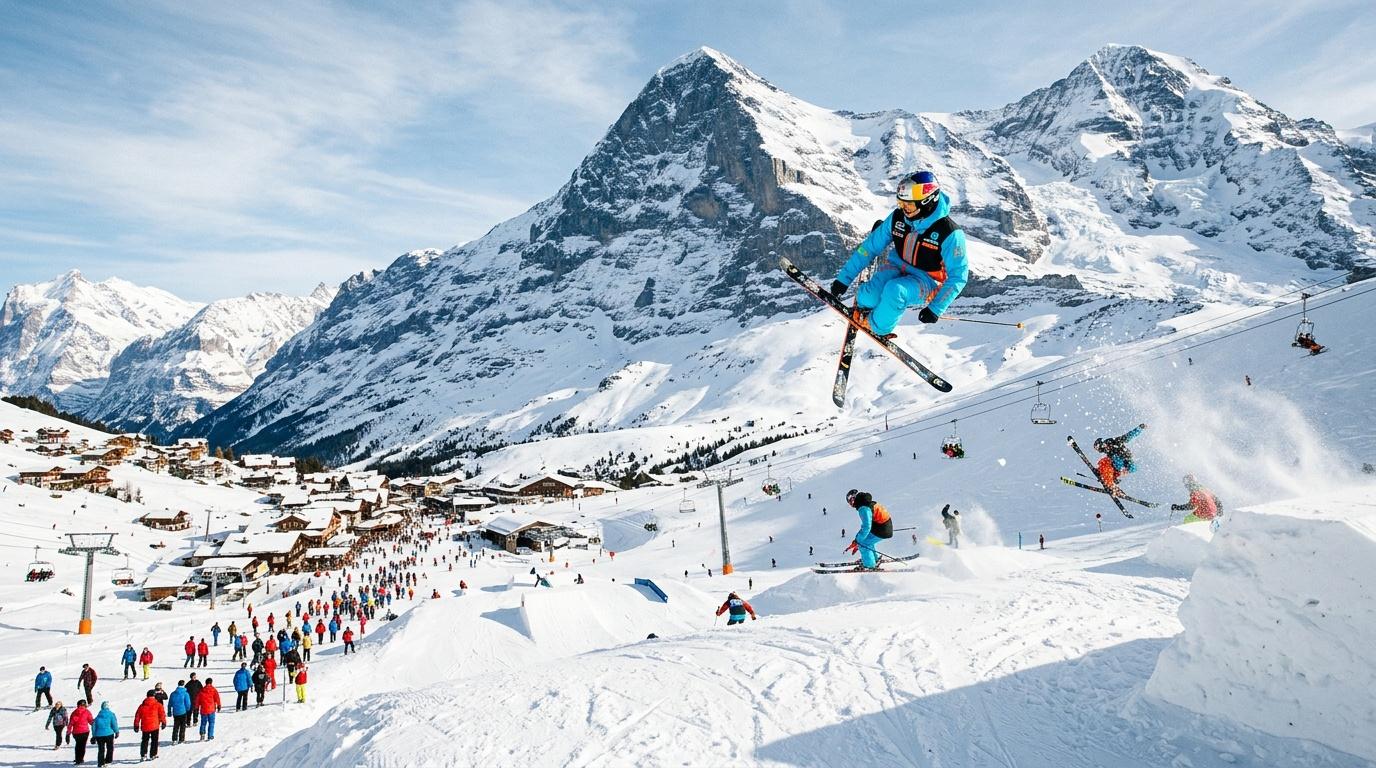 Saturée de touristes, cette station alpine mythique reste l’obsession de l’hiver