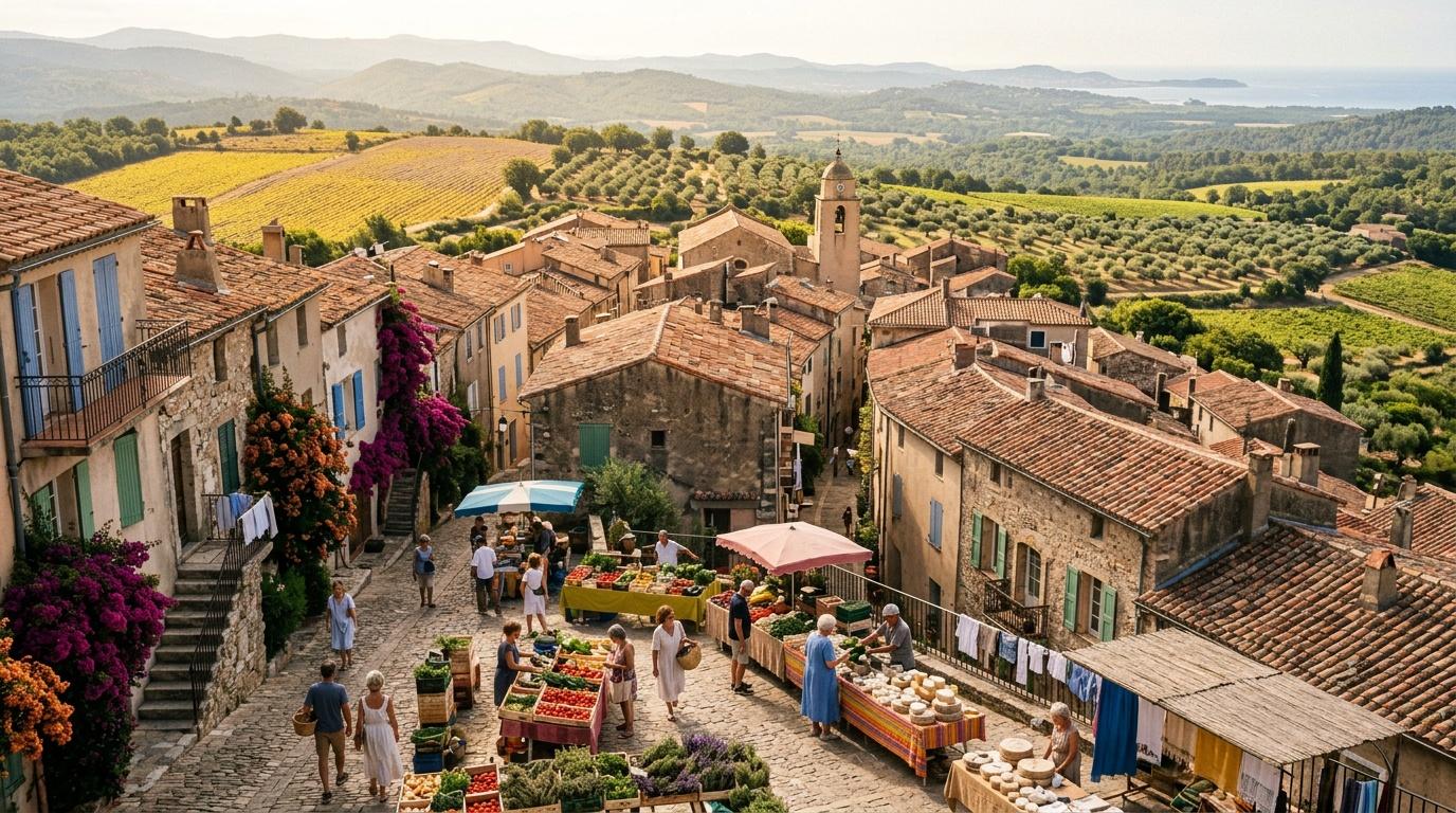 Plus authentique que Saint-Tropez, ce village varois attire ceux qui fuient la foule