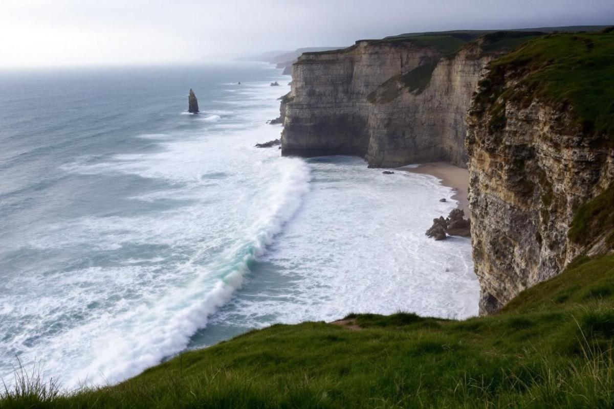 Moins courue que Étretat, plus confidentielle que Fécamp : cette perle de la côte normande attire les amateurs de falaises sauvages