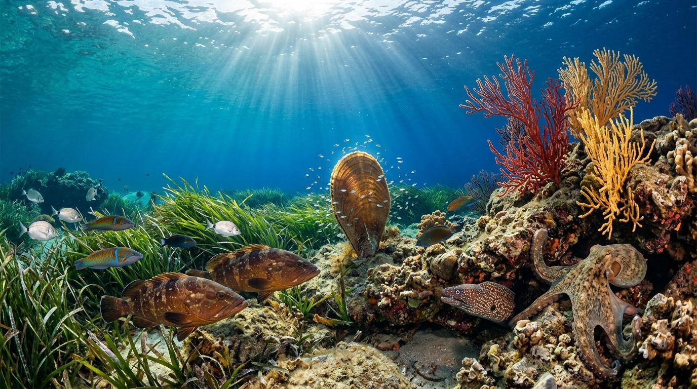 Ce parc historique est l’un des rares endroits en France où observer une biodiversité marine exceptionnelle