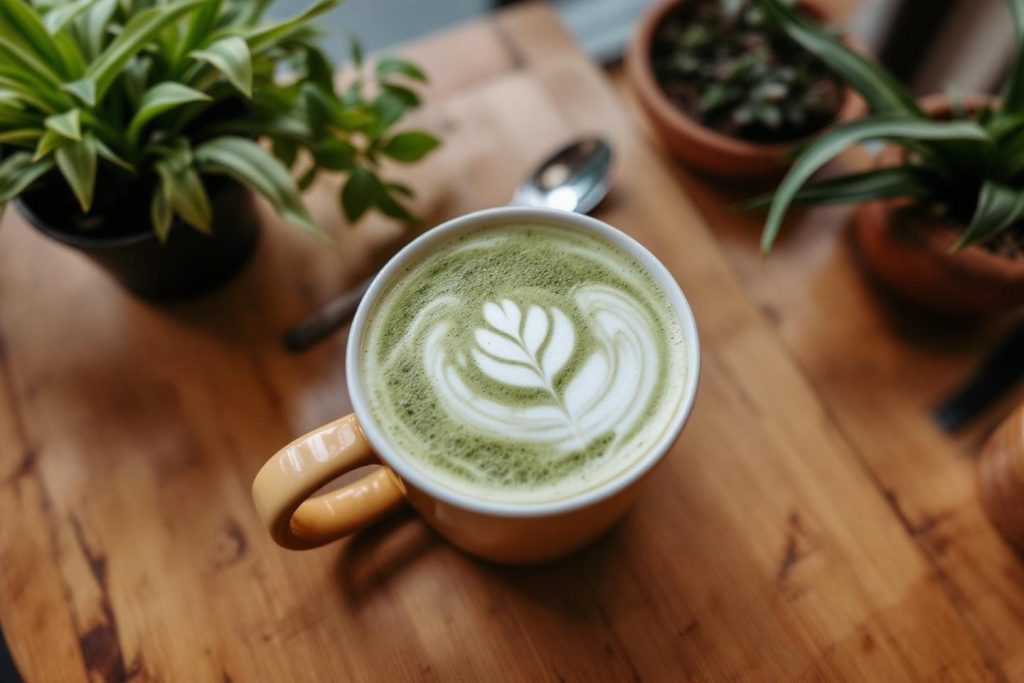 Tout sur le matcha latte : origine, bienfaits et recettes pour préparer cette boisson à base de thé vert