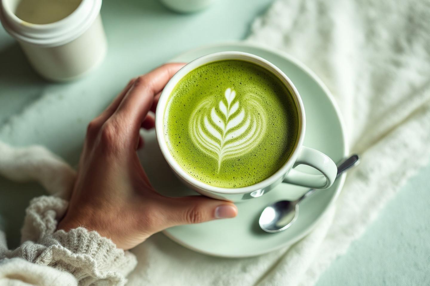 Tout sur le matcha latte : origine, bienfaits et recettes pour préparer cette boisson à base de thé vert