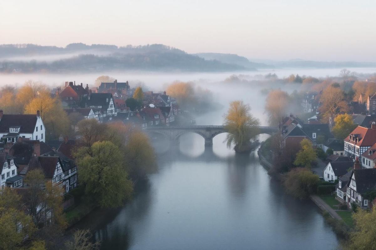 Traversée par des bras de rivière romantiques, cette ville normande est connue comme la