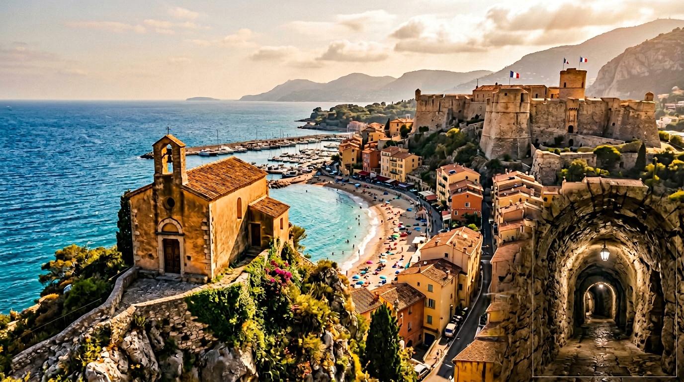 Moins touristique que Nice, cette ville de la Côte d’Azur séduit par son charme discret