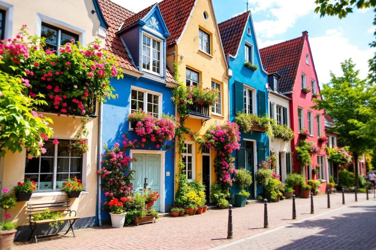 À moins de 2h de Lille, découvrez ce village flamand aux façades colorées classé parmi les plus beaux de France