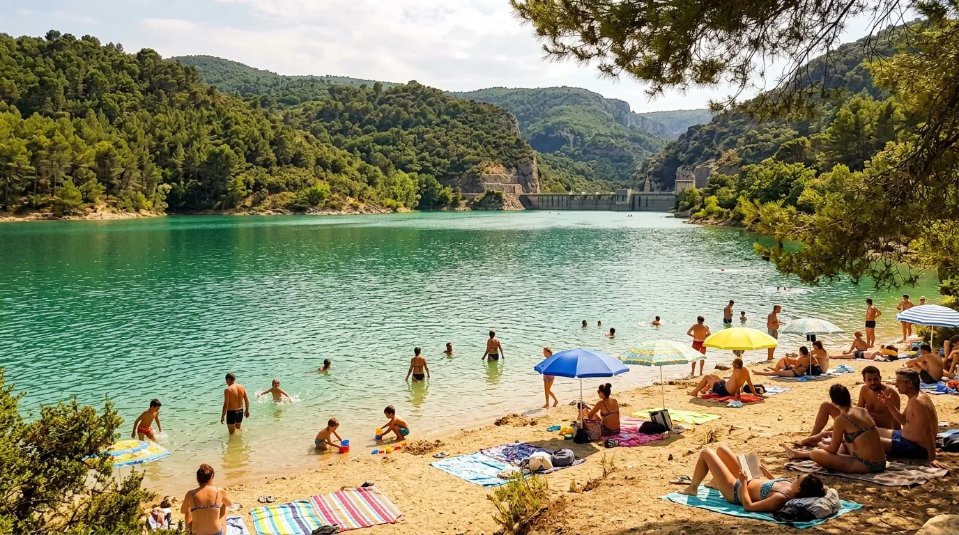 À 45 minutes de Toulouse, ce lac méconnu offre une eau émeraude en pleine nature