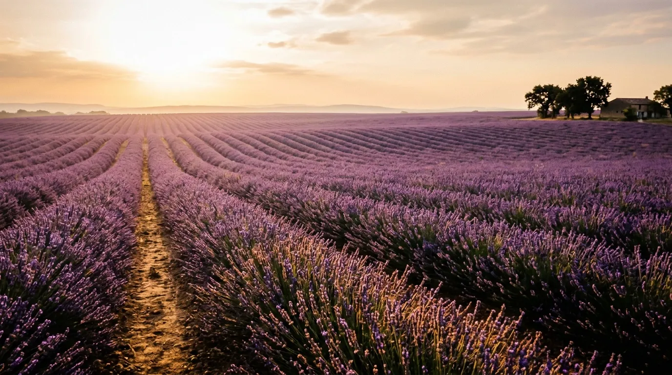 Ce village du Luberon domine un paysage de lavande parmi les plus célèbres de Provence