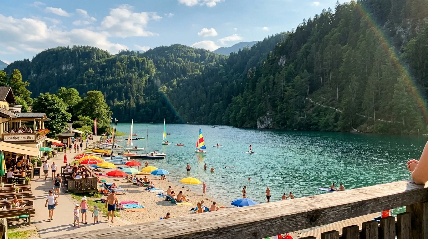 À moins d’une heure de Lyon, ce lac turquoise évoque les paysages de Croatie