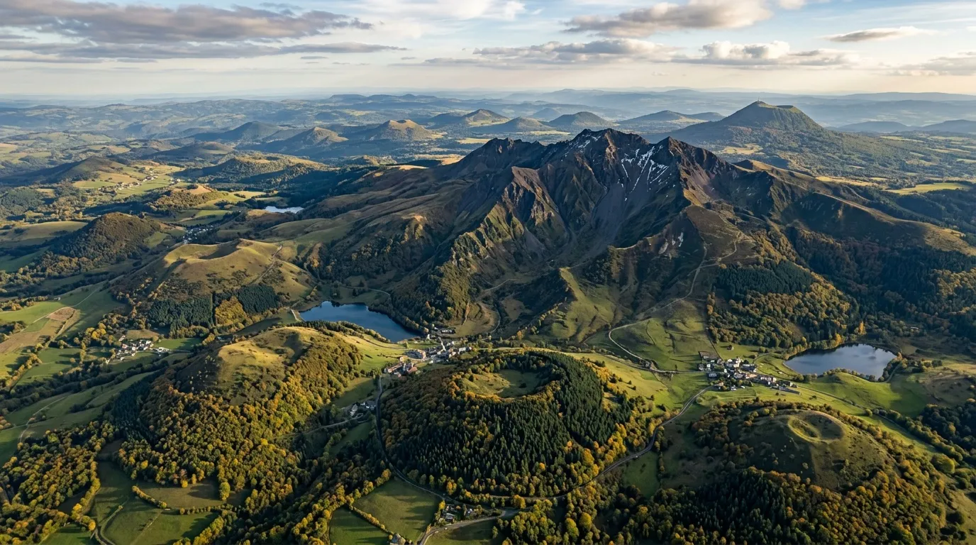 Le plus vaste volcan d’Europe occidentale domine cette région française