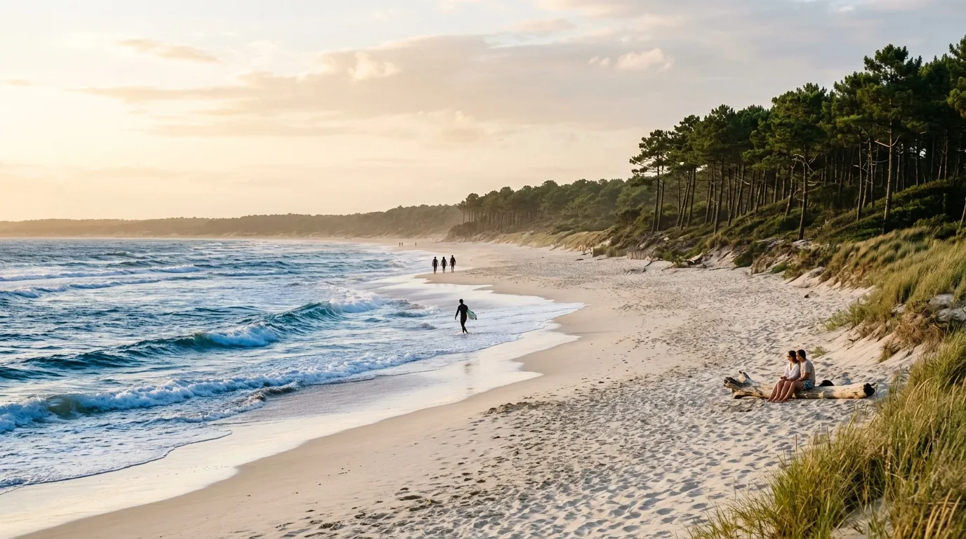 Eaux turquoise et pinède préservée : cette plage des Landes est un paradis encore méconnu
