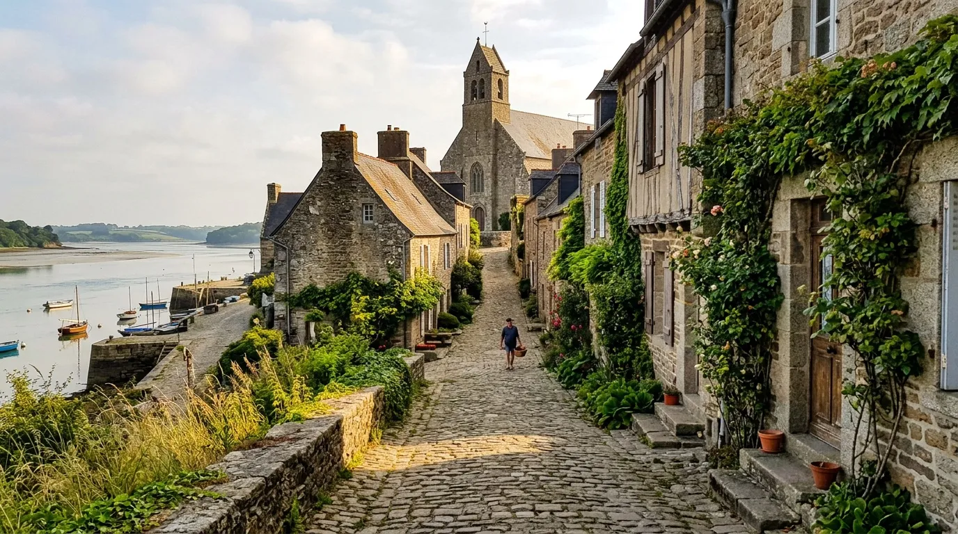 Ce port breton aux maisons de granit est l’un des plus photogéniques de France