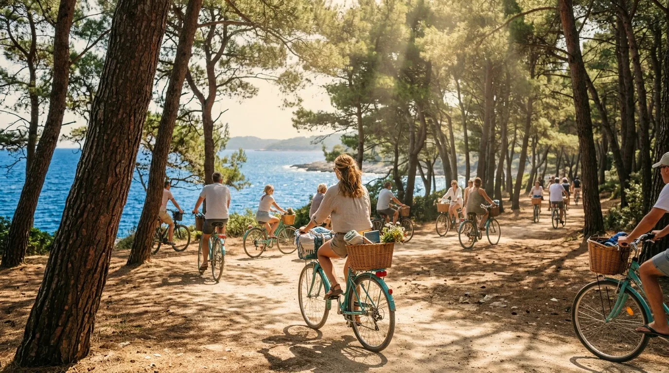 Cette île vendéenne évoque les Cyclades avec ses maisons blanches et ses volets bleus