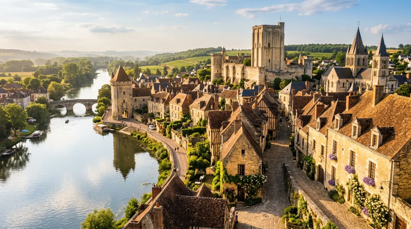 À moins d'1h d'Orléans, cette cité ligérienne séduit avec ses ruelles historiques et son château