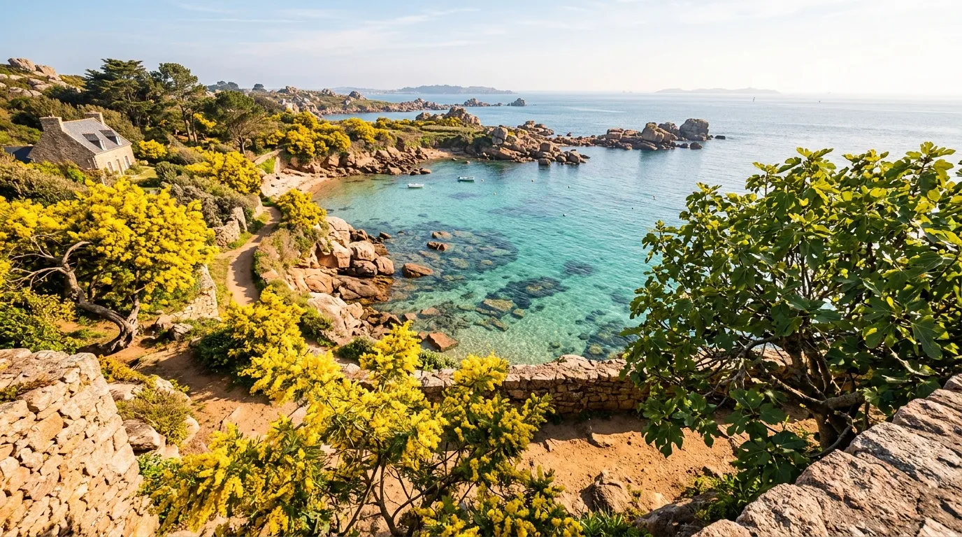 Cette île bretonne cache des eaux turquoise qui n'ont rien à envier aux Seychelles