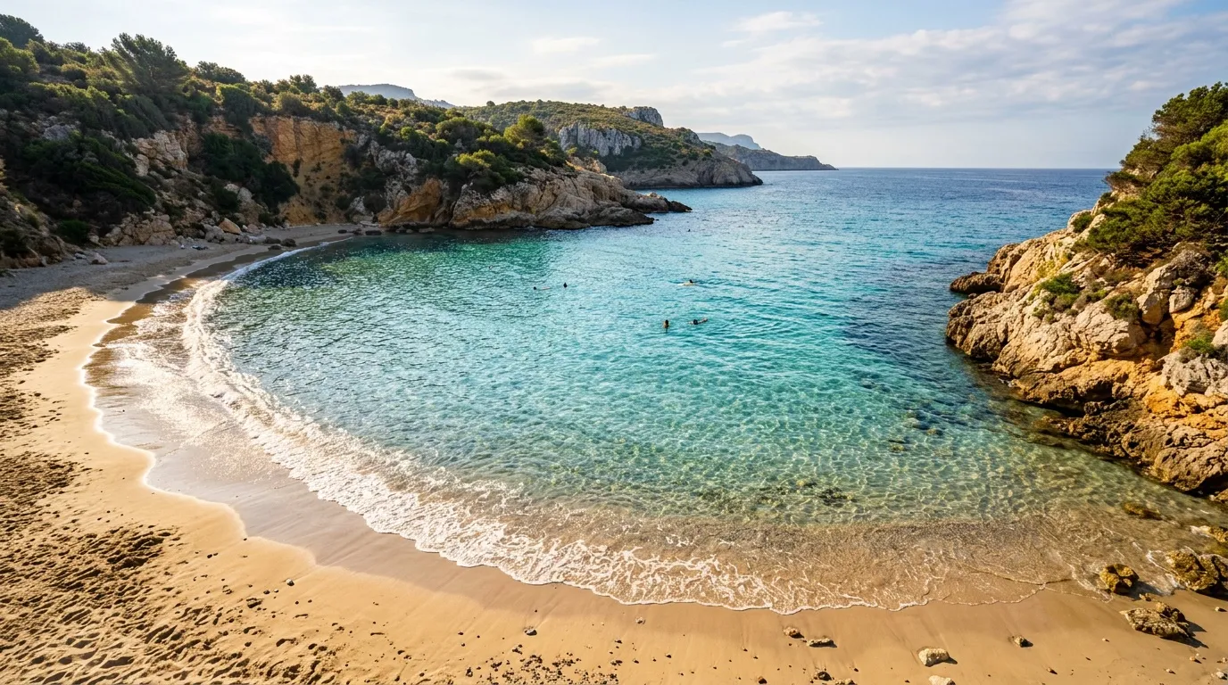 Avec son sable clair et son eau turquoise, cette plage bretonne est l'un des plus beaux refuges de la côte
