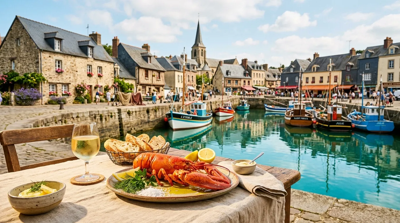 Plus confidentiel que Honfleur, ce port normand charme avec ses maisons colorées et ses quais historiques