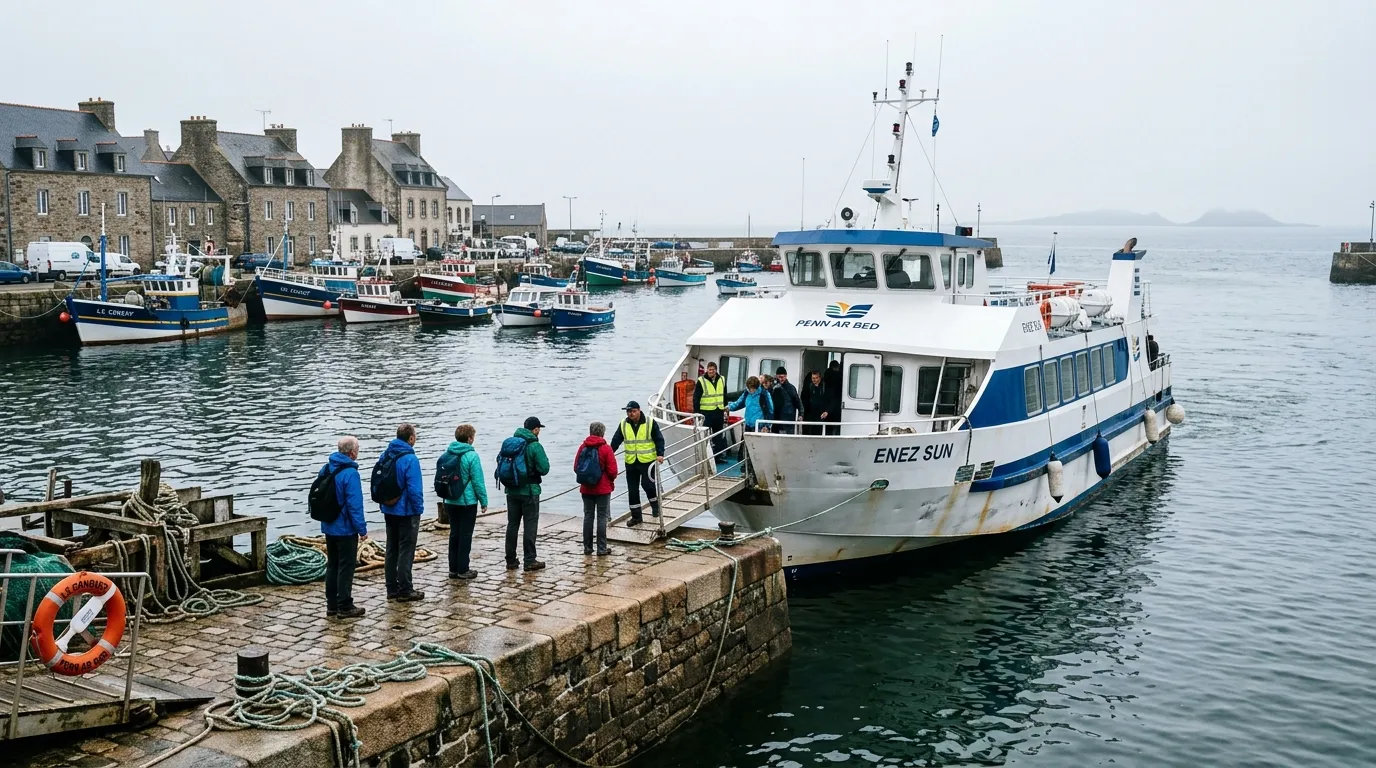 Ce port breton aux maisons colorées est l'un des derniers refuges authentiques du Finistère