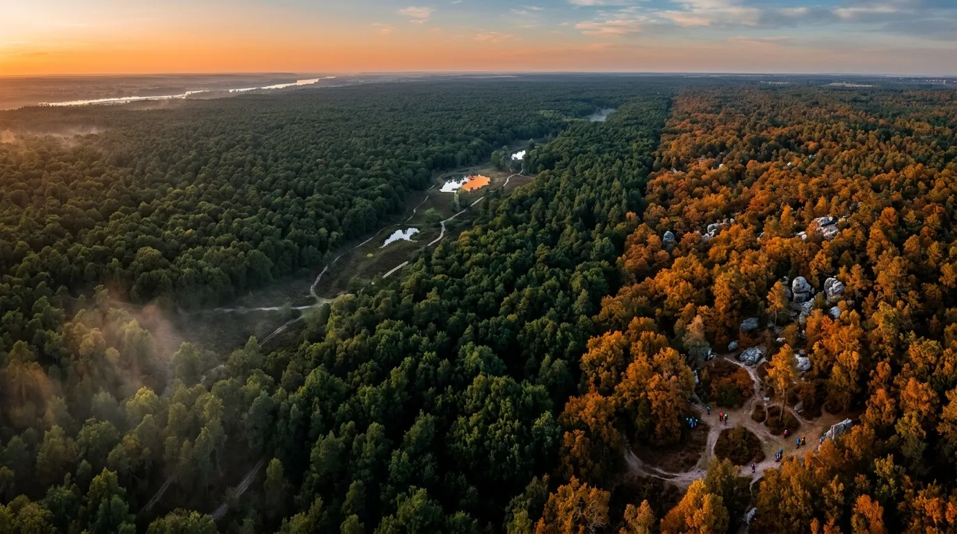 Cette forêt est la plus vaste de France et se trouve à seulement une heure de Paris