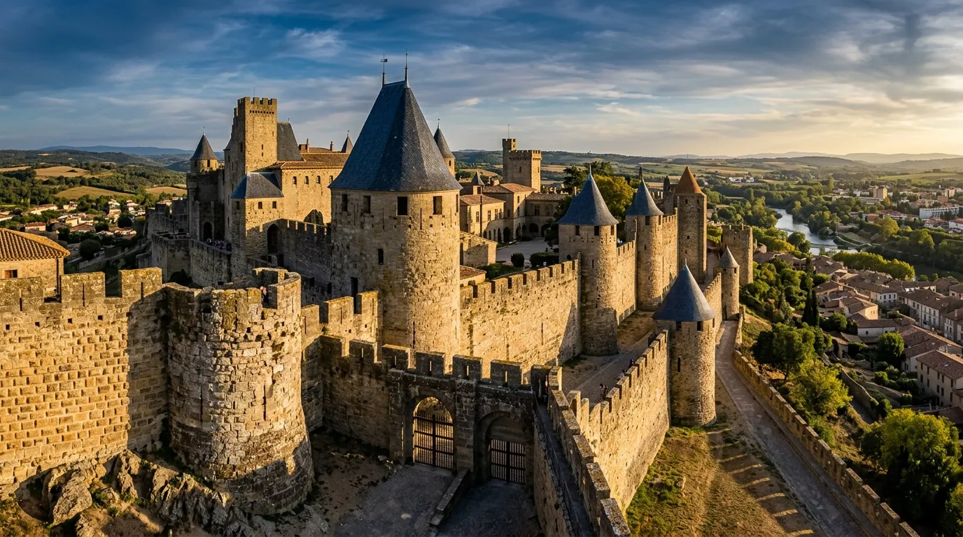 Cette cité médiévale est souvent considérée comme la mieux préservée de France