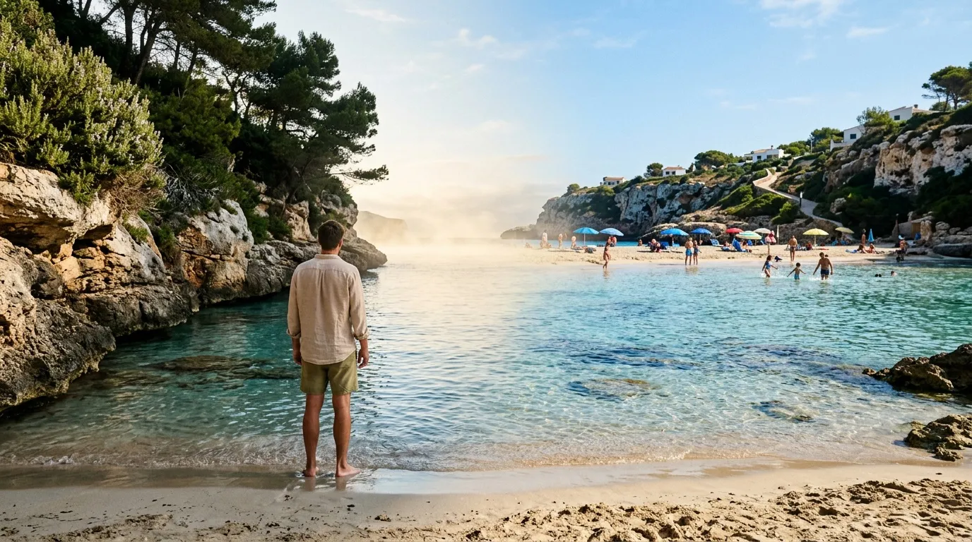 Ce n'est ni en Corse ni aux Caraïbes, pourtant cette plage française affiche une eau d'un bleu irréel