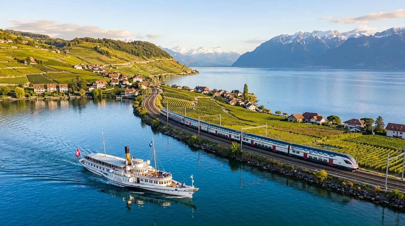Surnommée « la Perle du Léman », cette ville au bord du lac est d’une élégance rare