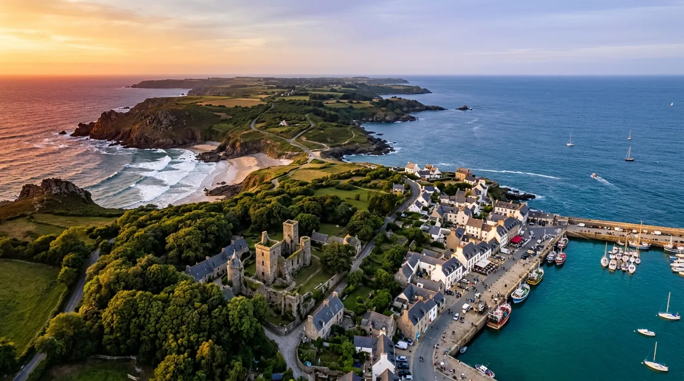 Maisons blanches, volets bleus et Atlantique à perte de vue : cette île vendéenne a des airs de Grèce