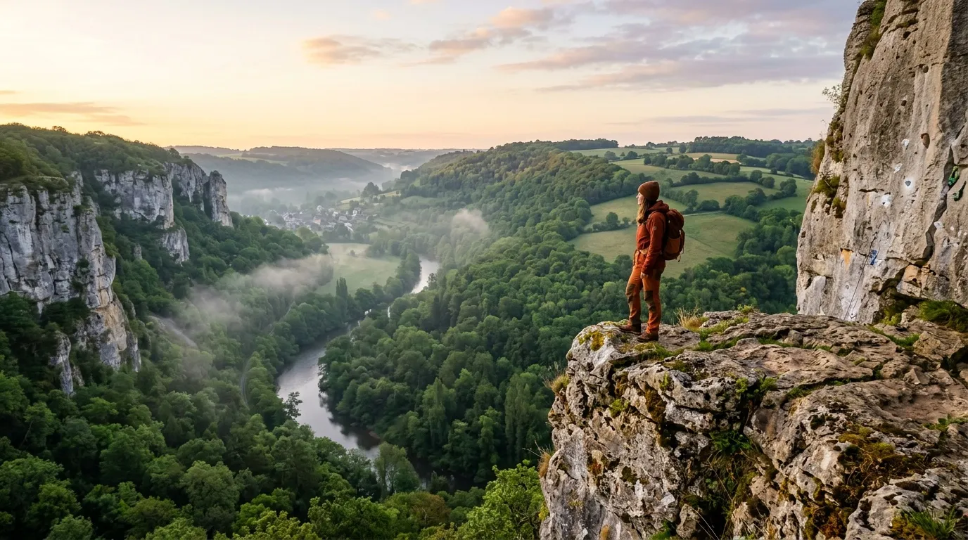 Le « Yosemite normand » cache des falaises parmi les plus spectaculaires de Normandie