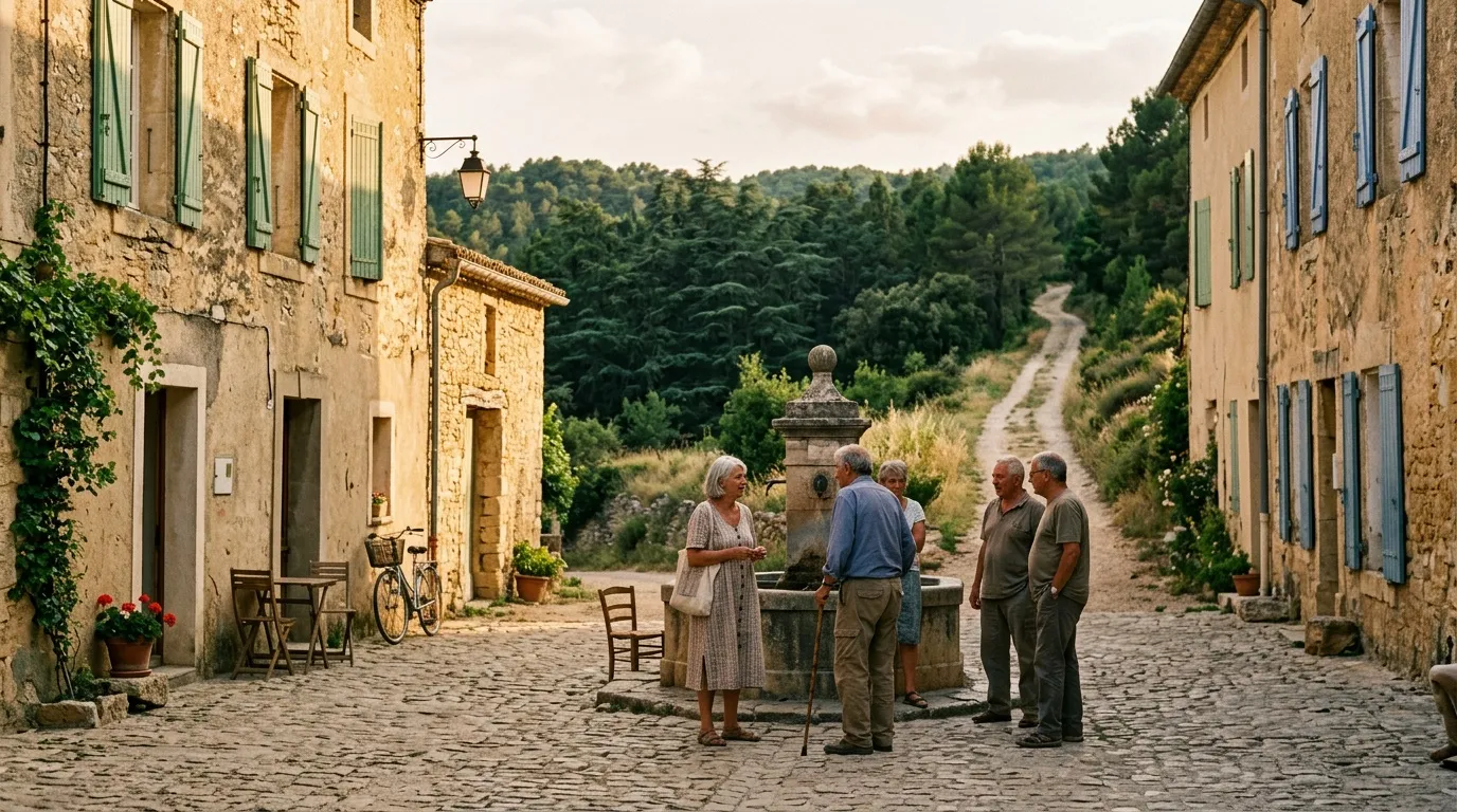 Plus authentique que Gordes, moins fréquenté que Roussillon : ce village du Luberon fait sensation