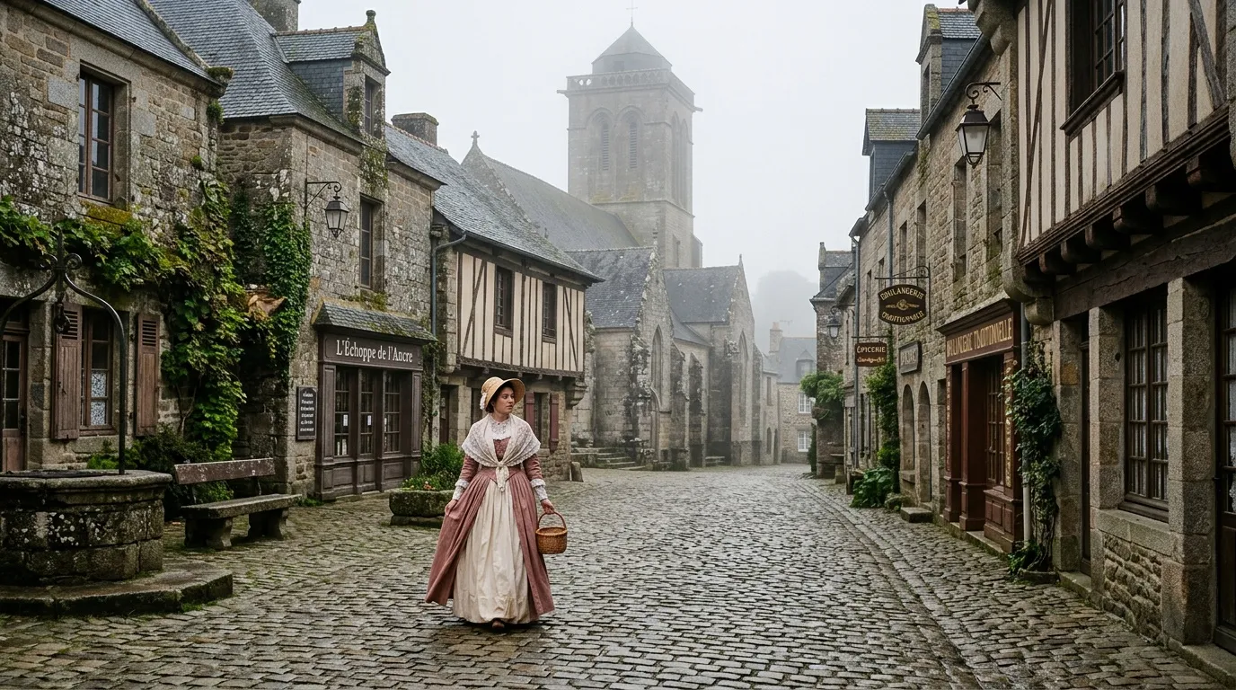 Peu de voyageurs connaissent ce village breton, pourtant il fait partie des plus beaux de France