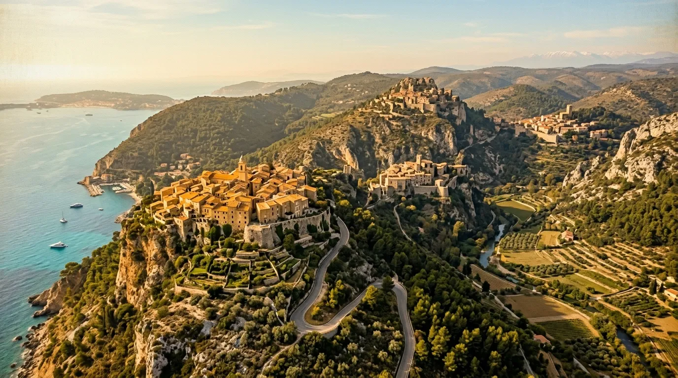 Ce village perché semble inaccessible, pourtant il cache l’un des plus beaux panoramas de la Côte d’Azur
