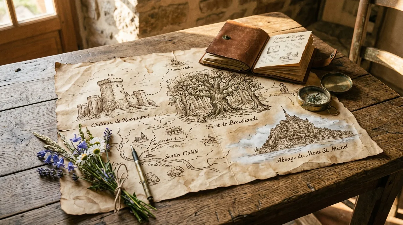 À moins d'1h de Rennes, ce village breton est une parenthèse entre forêt, château et légendes
