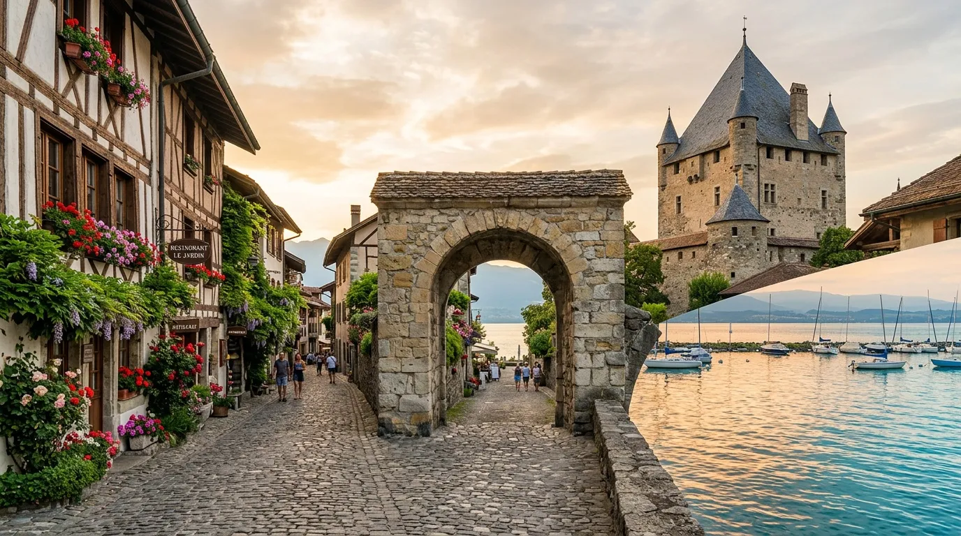 Les photographes adorent ce village pour ses ruelles fleuries, ses façades anciennes et sa lumière unique