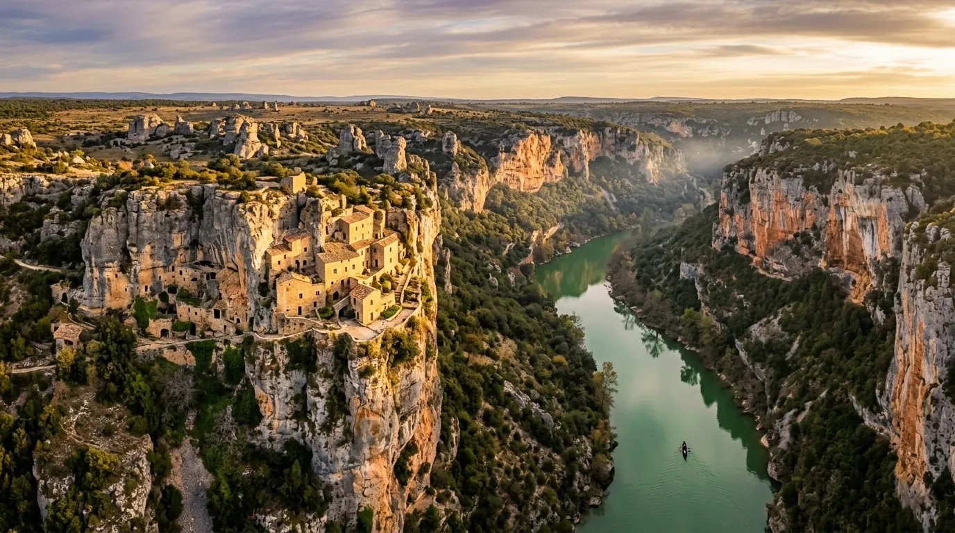 Avec ses falaises calcaires, sa rivière émeraude et ses plages secrètes, ce canyon du Sud rivalise avec les plus beaux paysages d'Europe