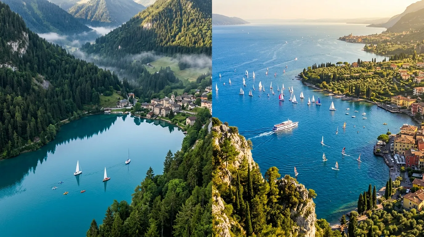 Ce lac alpin français offre un décor qui n'a rien à envier au célèbre lac de Garde