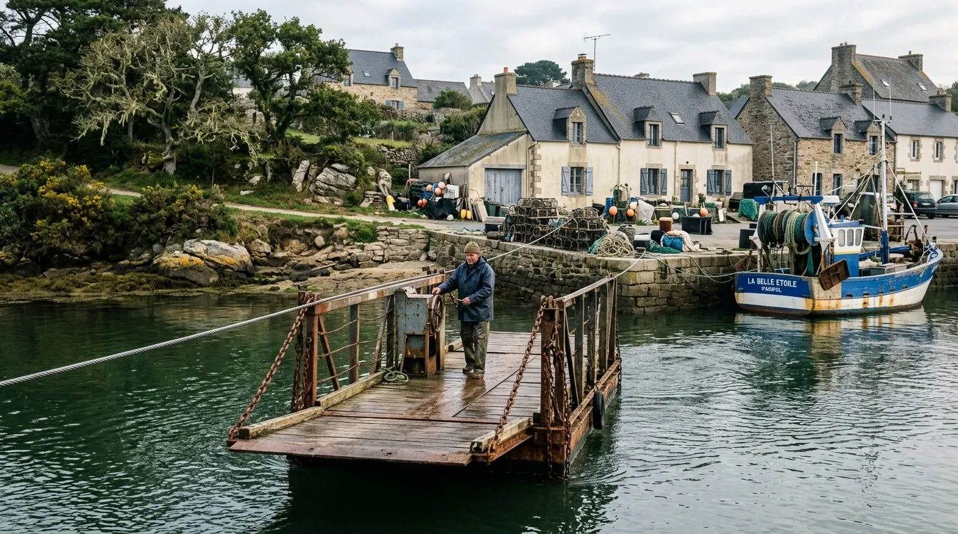 Il ne figure dans presque aucun guide, pourtant ce port est l'un des plus authentiques de Bretagne