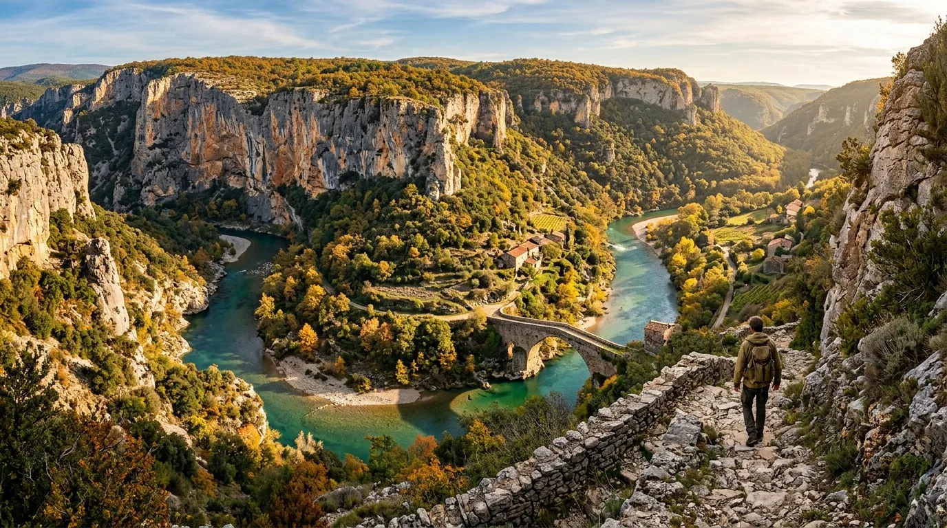 Niché au cœur des Cévennes, ce village offre un décor de montagne à seulement quelques heures de la Méditerranée