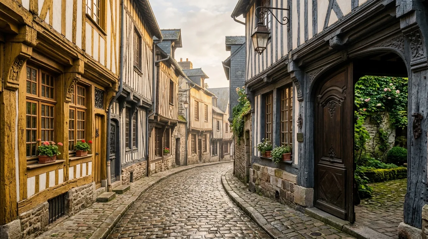 À 1h de Rouen, ce village normand est surnommé l'un des plus beaux de France grâce à ses maisons à colombages