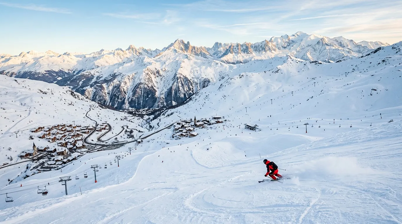 Moins fréquentée que Chamonix, plus spectaculaire que Megève : cette station alpine attire les amoureux des grands espaces
