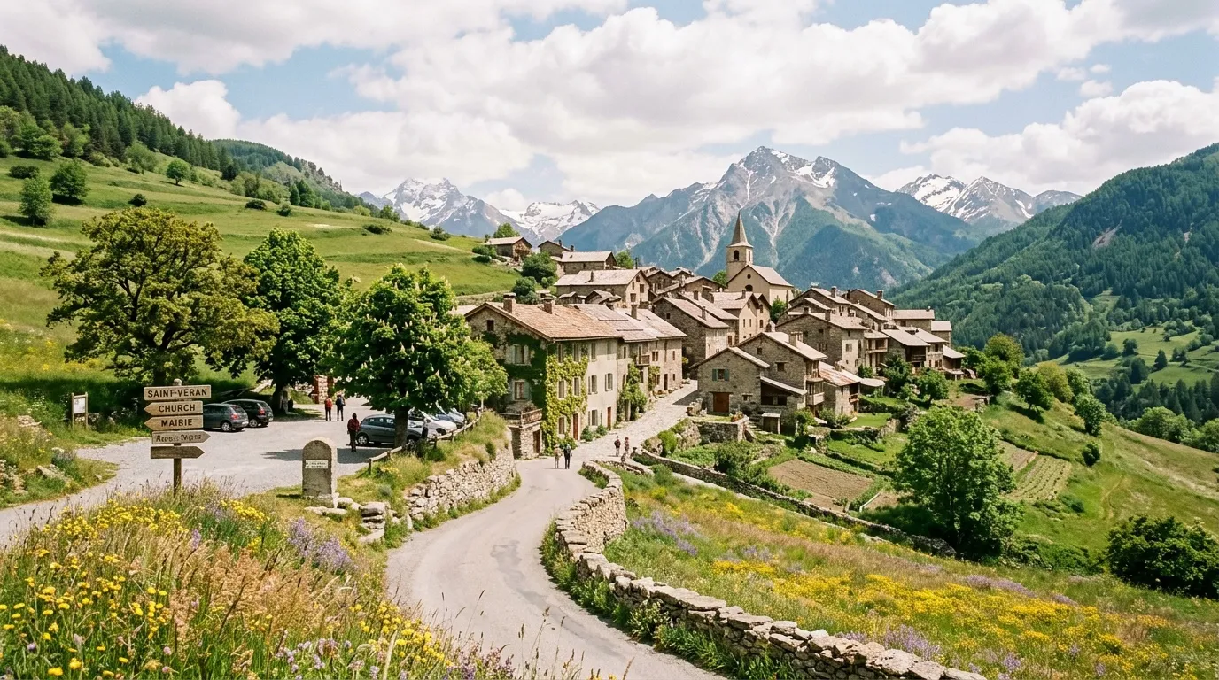 À 1h de Grenoble, ce village suspendu entre falaises et rivière offre un décor spectaculaire